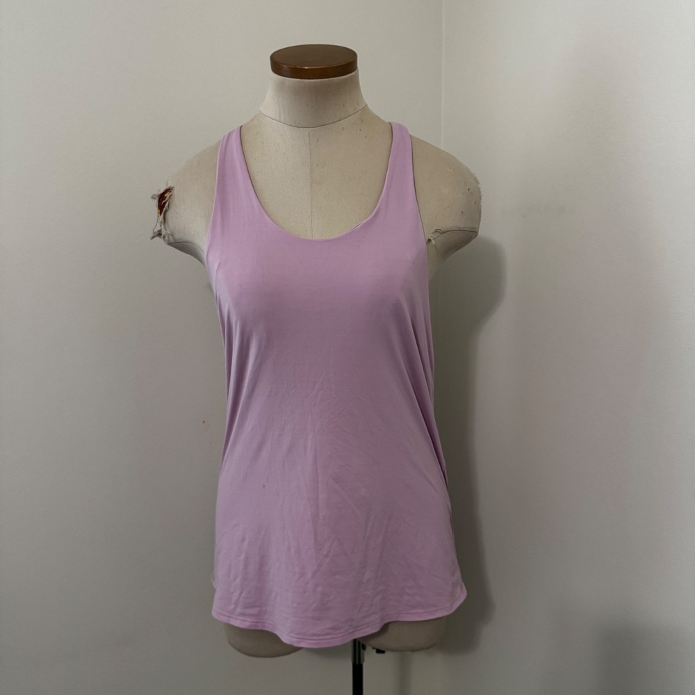 Alo Yoga Small Purple Don't Get It Twisted Tank Top Workout Athletic